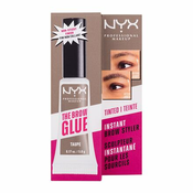 NYX Professional Makeup The Brow Glue Instant Brow Styler gel za obrvi 5 g odtenek 02 Taupe za ženske