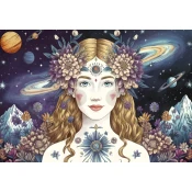 Alipson Puzzle - Puzzle Astralna boginja - 1 000 kosov