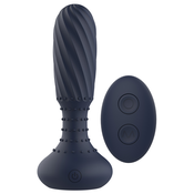 Dream Toys Startroopers Titan Vibrating Anal Vibe with Remote Blue