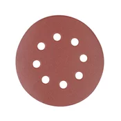 Brusilni disk SZ 125 mm P40 8 luknje - 10 kosov Silverline