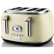 Westinghouse Retro White 4 Slice toster
