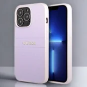 GUESS GUHCP13LPSASBPU ovitek za iPhone 13 Pro - lila