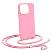 Maska String za iPhone 14 Pro Max roze.