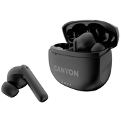 Canyon TWS-8 BT slušalke z mikrofonom, BT V5.3 JL 6976D4, 470mAh+40mAh ohišje do 32 ur, črne