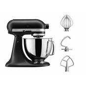 KITCHENAID Standmixer Artisan 4,8L (black matte) KA5KSM125EBM