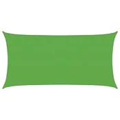 Jedrilica za suncevu sjenu Svijetlo zelena 2 x 6 m HDPE