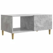 vidaXL Klubska miza Betonsko siva 90 x 50 x 40 cm Inženirski les