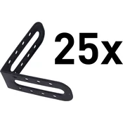 Ugaoni profil za nivelator pločica (8845010 nivelator pločica) 25 komada, 60x60 mm, plastika, L-tip