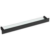 SAPHO Elegantna Črna Polica s Hrazdo - 78 cm za Sodobno Kopalnico