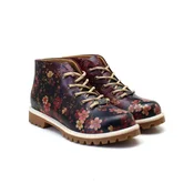 Goby Gležnarji Womens Burgundy Ankle boots Goby TKS536 burgund