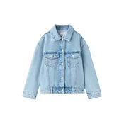 MANGO KIDS Prehodna jakna Alice svetlo modra