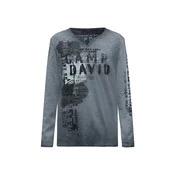 CAMP DAVID Majica antracit/kamen/bela