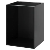 METOD Okvir podnog ormarica, Crnosiva, 60x60x80 cm