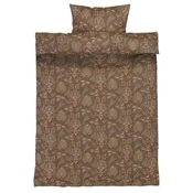 Set satenske posteljine MIMMI 140x200 tamni pesak