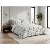 Polipamucna posteljina LEAFBIRD POLY bijelo-zelena Dimenzije posteljine: 70 x 90 cm | 140 x 200 cm
