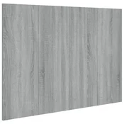 Vidaxl Posteljno vzglavje siva sonoma 120x1,5x80 cm konstruiran les