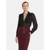 Elisabetta Franchi Bluza CA-133-57E2-V400 Črna Regular Fit