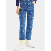 Desigual Jeans hlače 23WGDD07 Modra Regular Fit