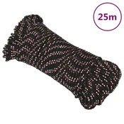 Vidaxl Vrv za čoln bela 4 mm 25 m polipropilen
