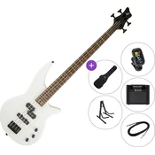 Jackson JS Series Spectra Bass JS2 IL SET 2 Snow White Elektricna bas gitara