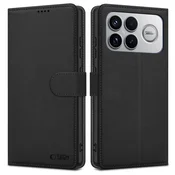 Tech-protect Wallet knjižni ovitek za Xiaomi Poco F8 Ultra, črna
