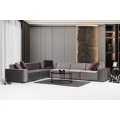 Atelier del Sofa Ugaona garnitura Lego 100x76x300cm Siva