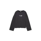 Pull&Bear Majica svetlo rjava/antracit/bela
