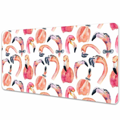 Decormat Podloga za pisalno mizo Crazy flamingos 120x60 cm
