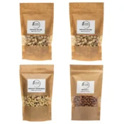 Komplet - 2x soljene pistacije 500g + indijski oreščki 500g + mandlji 500g