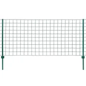 Vidaxl Evro ograja iz jekla 20x1,2 m zelena