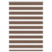 Zavjesa zebra smeda 100x150 cm širina tkanine 95,9 cm poliester