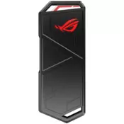 ASUS ROG Strix Arion M.2 NVMe SSD Enclosure - USB 3.2 Gen 2x1 Type-C (10 Gbps), Dual USB-C to C and USB-C to A Cables, Screwdriver-Free, Thermal Pads Included, Fits PCIe 2280/2260/2242/2230 M key/B+M Key - 90DD02H0-M09000