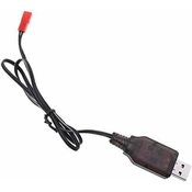 YUNIQUE GREEN-CLEAN USB polnilec 7,2 V MH Ni-CD za igrače na daljinsko upravljanje | Kabel JST 2P | Zaščita pred preobremenitvijo in kratkim stikom | Primerno za drone, letala in kvadrokopterje