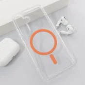 Maska Mag Case Crystal Clear za Samsung S24/ S921B/ S25/ S931B narandzasta