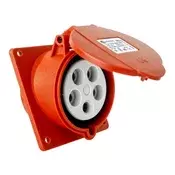 shumee Kotna CEE vtičnica 400V 32A/5P 83x90 mm VDE TP Electric