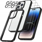 Ovitek za iPhone 14 Pro Max + steklo za zaslon in kamero