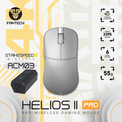 Mis Wireless Gaming Fantech XD3 (V3) PRO 4K Helios II sivi sa ACM03 (dongle)