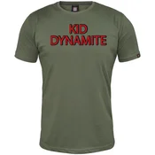 011Shop Muška majica kratkih rukava Kid Dynamite, Maslinasta