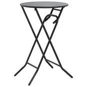 Vidaxl Vrtna miza Antracit 50 x 50 x 72 cm Kovina