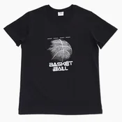 Črna otroška majica s kratkimi rokavi za fanta – BASKET BALL