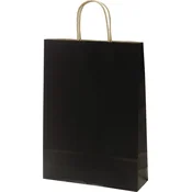 PIGO Vrečka darilna eko a4 35x8x26 - črna