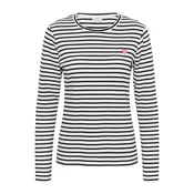 Kaffe Majica KALiddy marine/bela