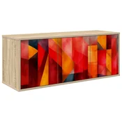 vidaXL Stenska TV omarica HEESCH 102 x 33 x 40 cm Sonoma hrast
