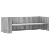 vidaXL vidaXL Stenska polica siva sonoma 100x35x30,5 cm inženirski les, (21326163)