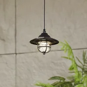 Lindby LED zunanja luč Ketil, črna, ozemljitveni trn, baterija - Sodobni - črna, prozorna - Aluminij