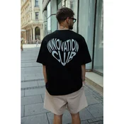Innovation X Muška Standard Fit Majica - Crna Innovation Club