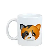 Artdog Kaliko mačka - skodelica z grafiko in napisom znamke Art-Dog