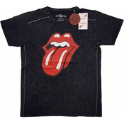 The Rolling Stones Majica Classic Tongue (Wash Collection) Unisex Black M