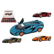 Teddies Car Kinsmart Lamborghini Sián FKP 37 kovina/plastenka 13cm 4 barve za izvlečno