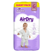 Violeta Giant Pack Air Dry pelene, Junior 6, 16+ kg, 96/1